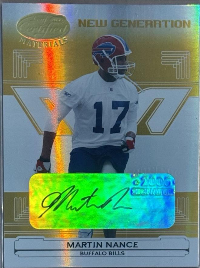 Martin Nance [Mirror Gold] #177