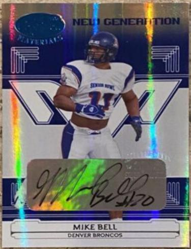 Mike Bell [Mirror Emerald Autograph] #172