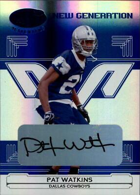 Pat Watkins [Mirror Blue Autograph] #198