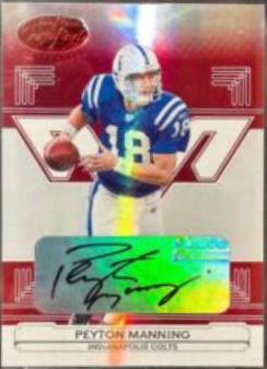 Peyton Manning [Mirror Red Autograph] #63