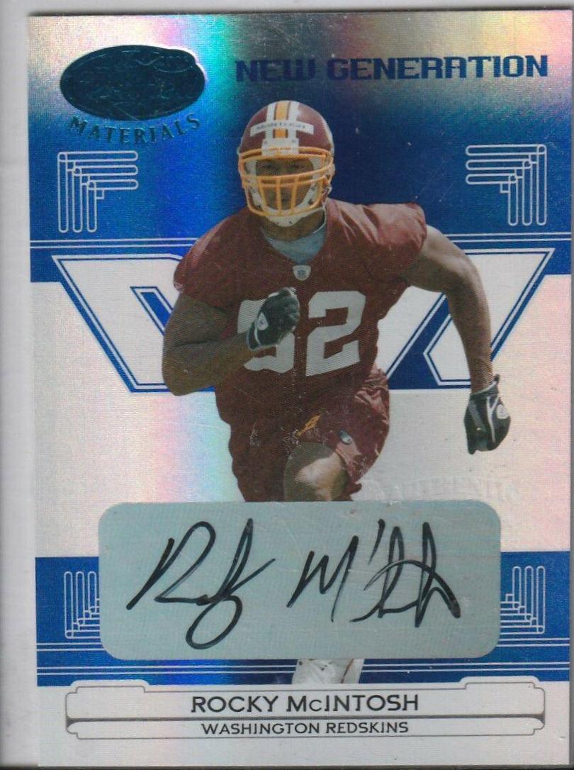 Rocky McIntosh [Mirror Blue Autograph] #190