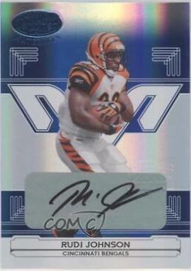 Rudi Johnson [Mirror Blue Autograph] #32