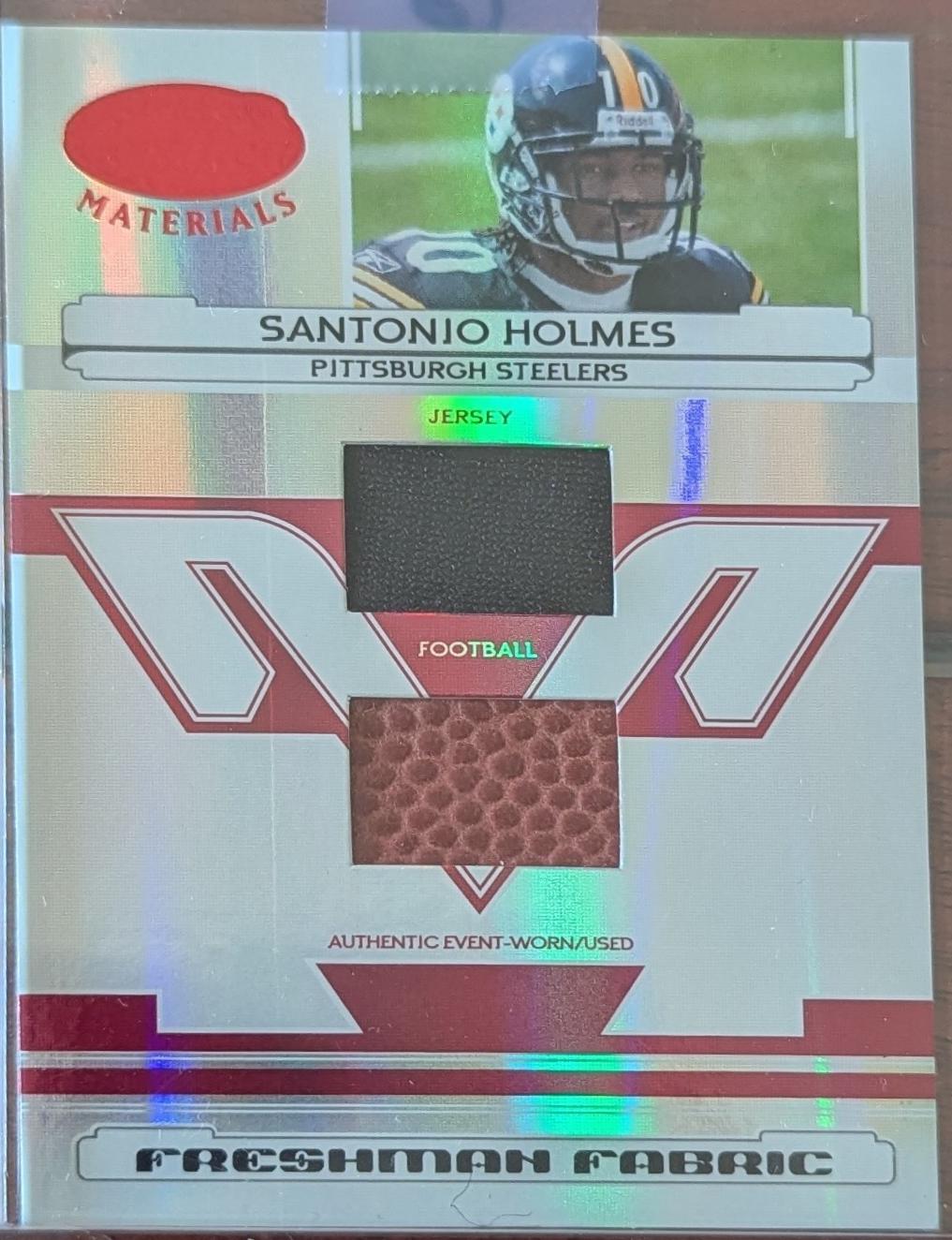 Santonio Holmes [Mirror Red Material] #219