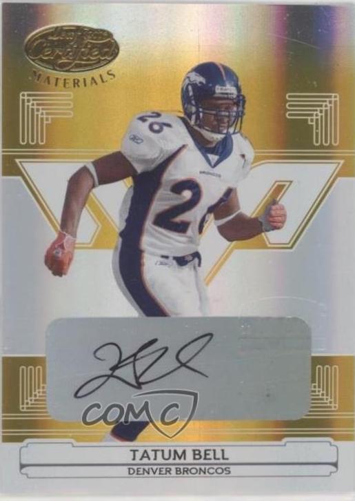 Tatum Bell [Mirror Gold Autograph] #46