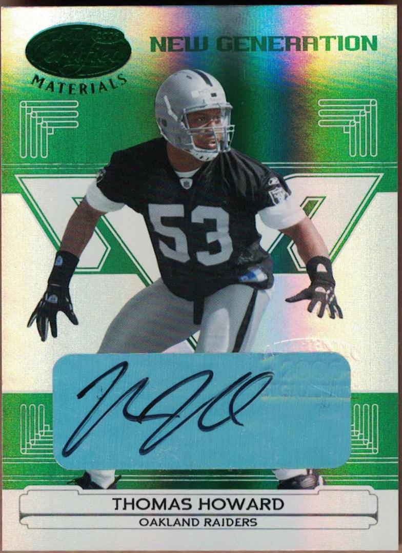 Thomas Howard [Mirror Emerald Autograph] #191