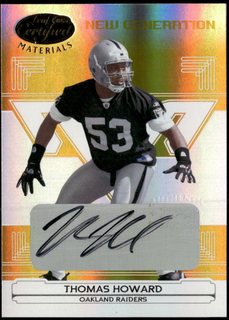 Thomas Howard [Mirror Gold Autograph] #191