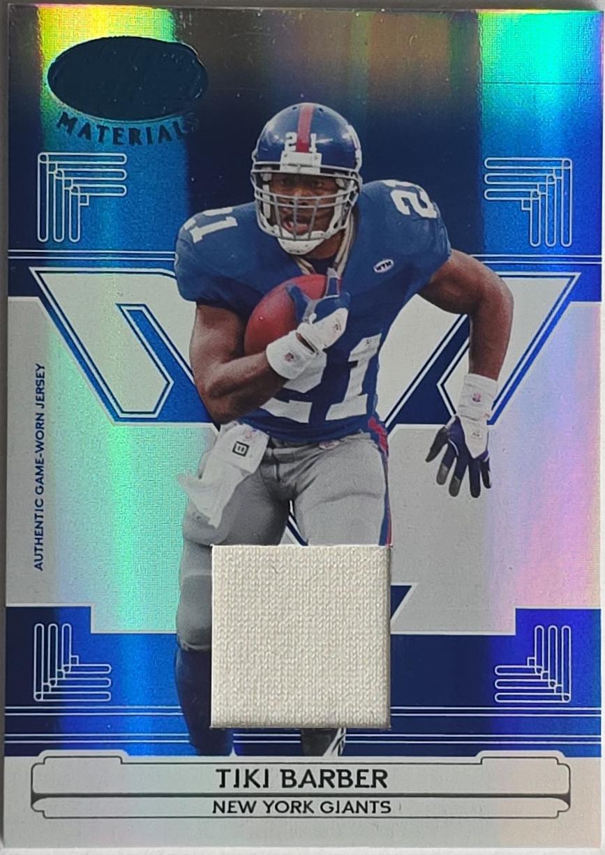 Tiki Barber [Mirror Blue] #99