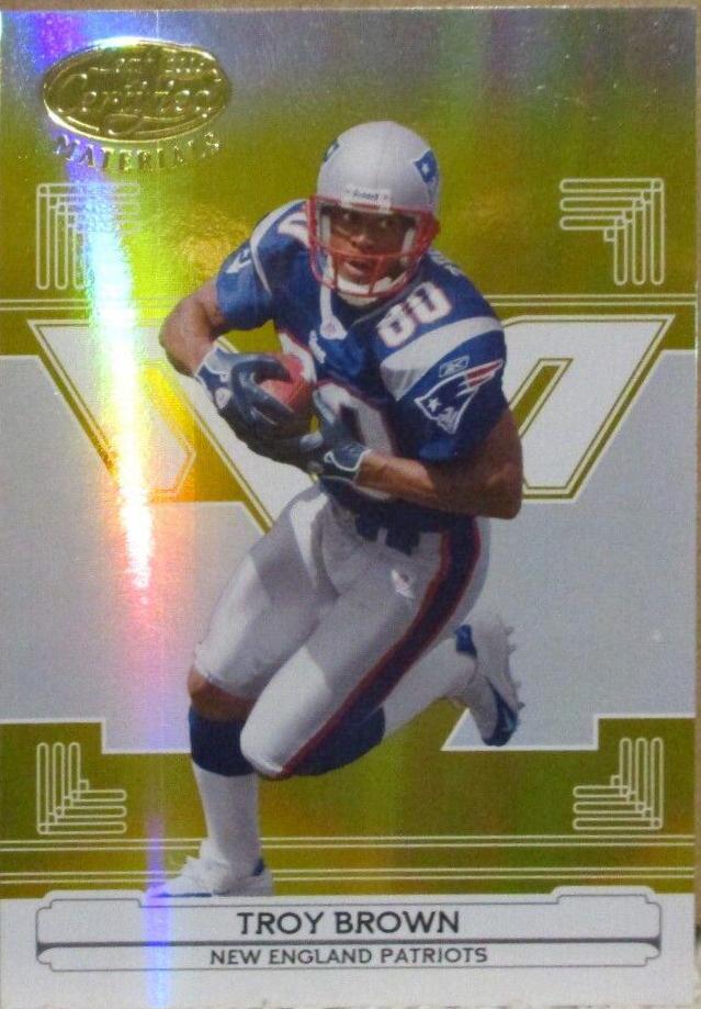 Troy Brown [Mirror Gold] #89