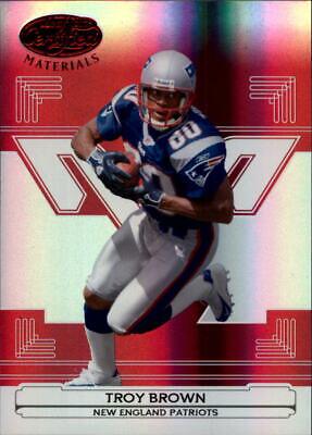 Troy Brown [Mirror Red] #89