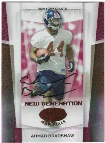 Ahmad Bradshaw [Mirror Red Autograph] #153