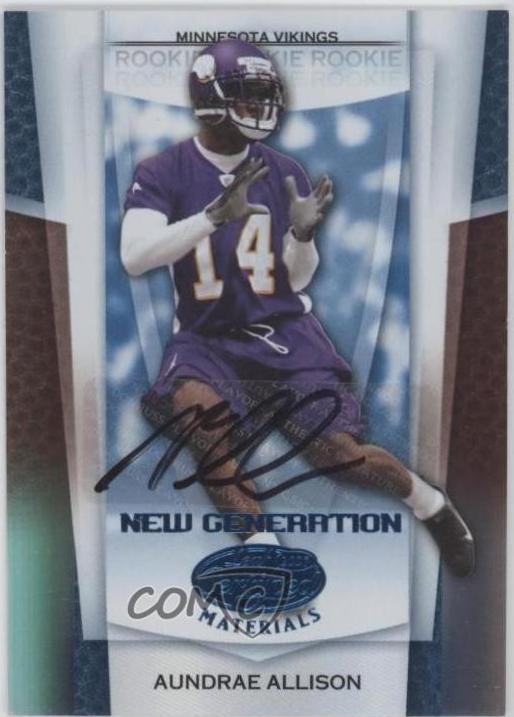 Aundrae Allison [Mirror Blue Autograph] #178