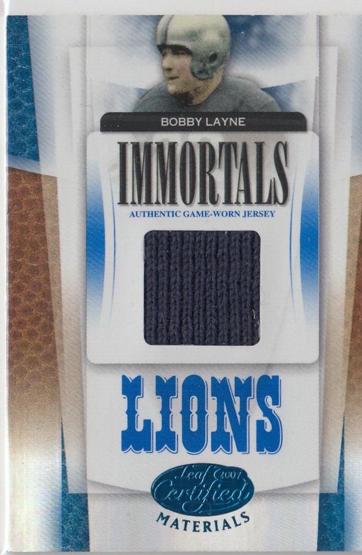 Bobby Layne [Mirror Blue Material] #237