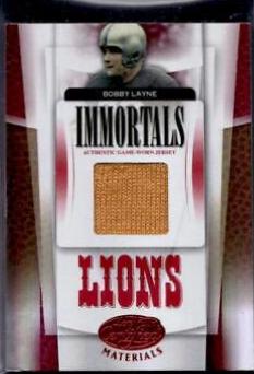 Bobby Layne [Mirror Red Material] #237