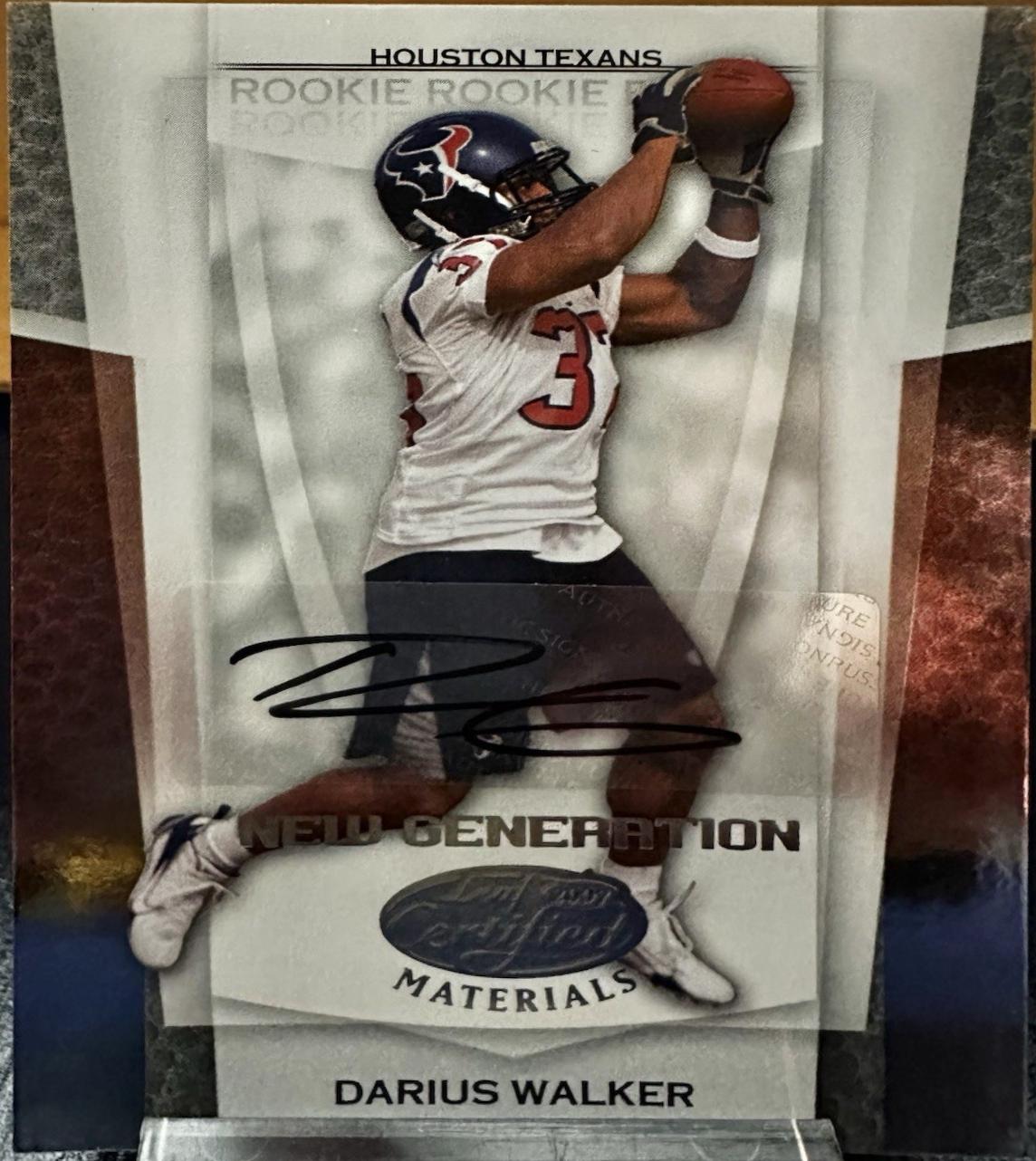 Darius Walker [Autograph] #185