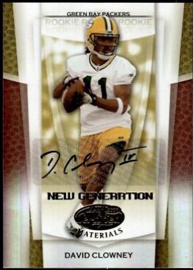 David Clowney [Mirror Gold Autograph] #187