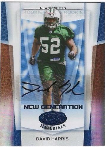 David Harris [Mirror Blue Autograph] #160
