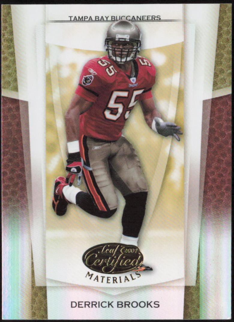 Derrick Brooks [Mirror Gold] #55