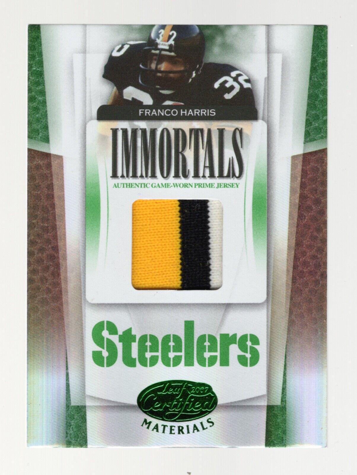 Franco Harris [Mirror Emerald Material] #240