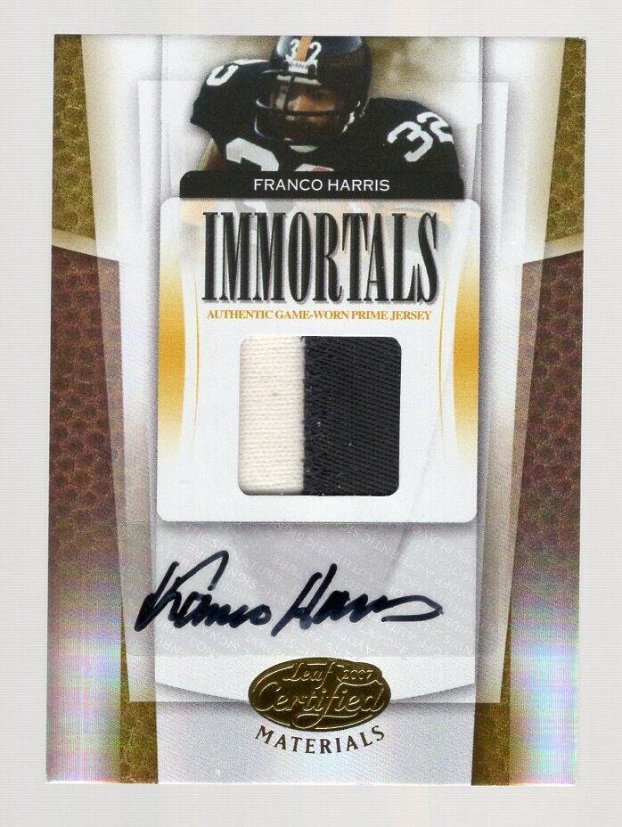 Franco Harris [Mirror Gold Autograph] #240