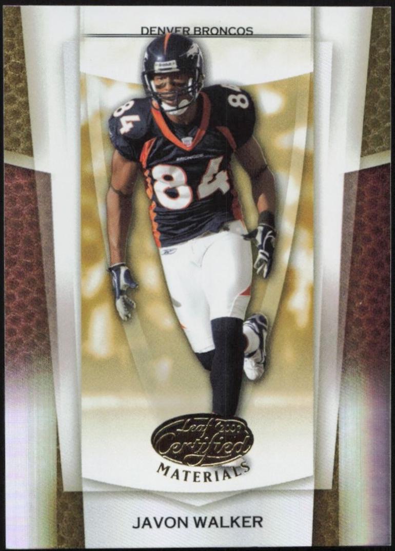 Javon Walker [Mirror Gold] #135