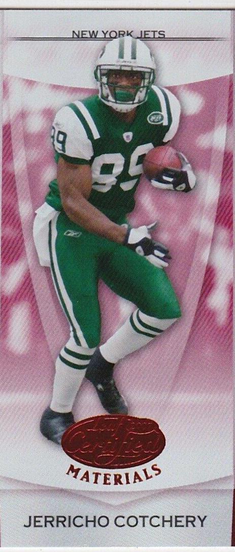Jerricho Cotchery [Mirror Red] #93