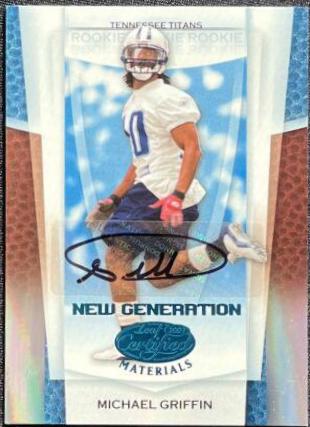 Michael Griffin [Mirror Blue Autograph] #172