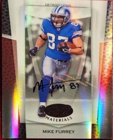 Mike Furrey [Mirror Emerald Autograph] #28