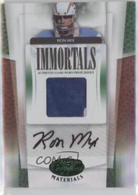Ron Mix [Mirror Emerald Jersey Autograph] #248