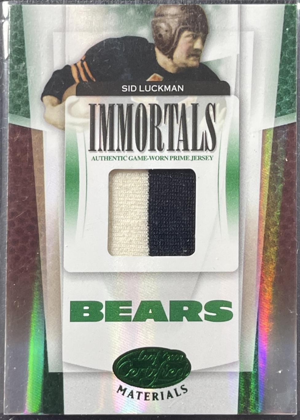 Sid Luckman [Mirror Emerald Material] #252