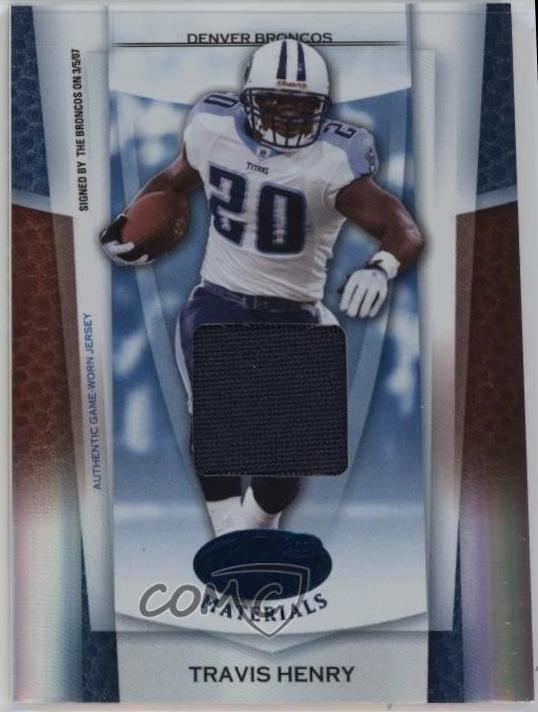 Travis Henry [Mirror Blue] #134