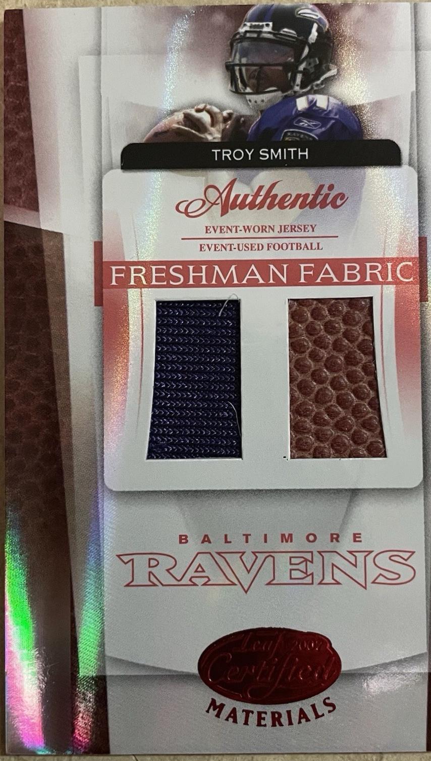 Troy Smith [Mirror Red Material] #232