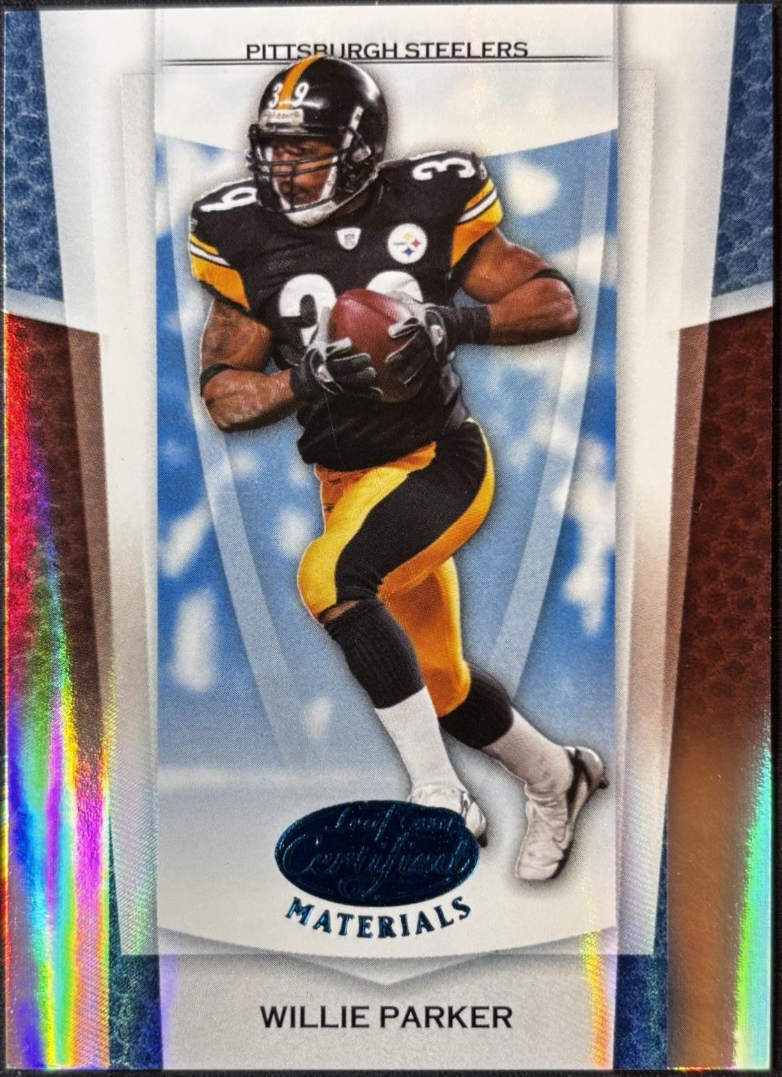 Willie Parker [Mirror Blue] #110