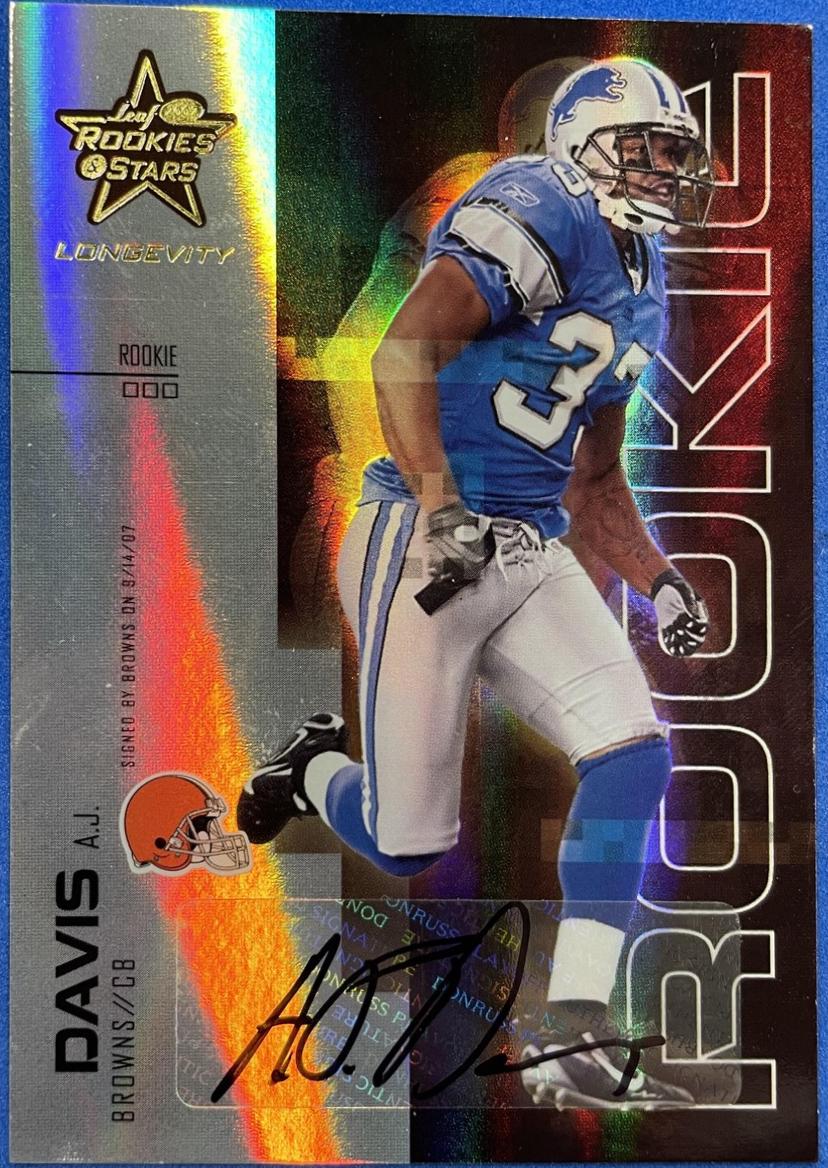 A.J. Davis [Autograph Holofoil] #116