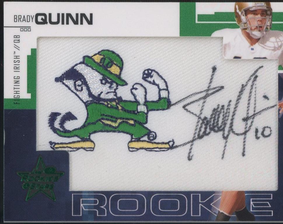 Brady Quinn [Autograph Emerald] #214