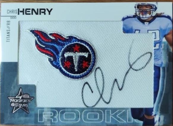 Chris Henry [Autograph Emerald] #203