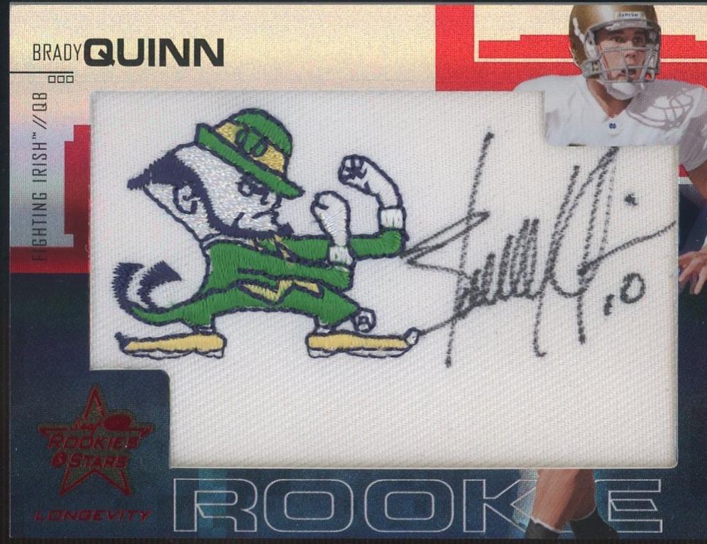 Brady Quinn [Autograph Ruby] #214