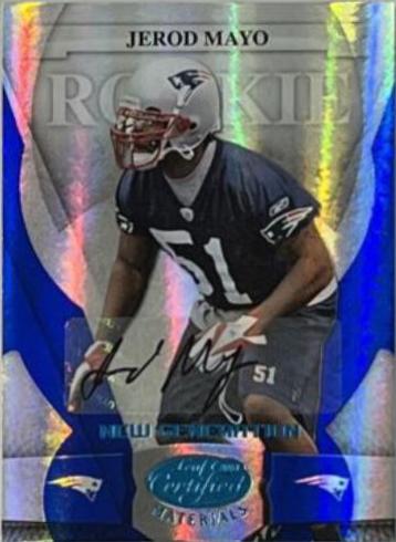 Jerod Mayo [Mirror Blue Autograph] #169