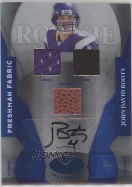 John David Booty [Jersey Mirror Blue Autograph] #207