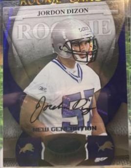 Jordon Dizon [Mirror Blue Autograph] #172