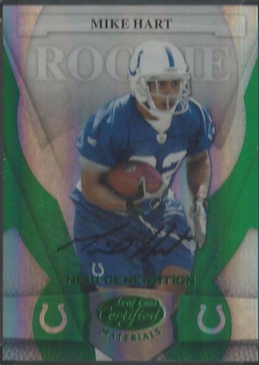 Mike Hart [Mirror Emerald Autograph] #186