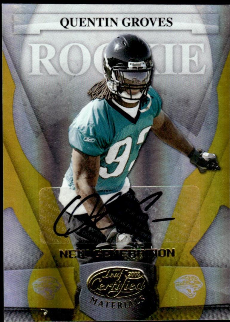 Quentin Groves [Mirror Gold Autograph] #189