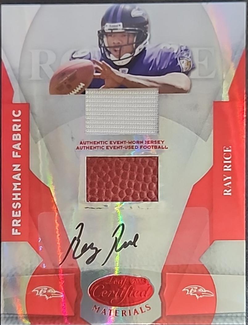 Ray Rice [Mirror Red Material] #215