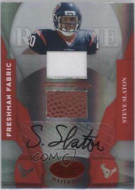 Steve Slaton [Mirror Red Autograph] #218