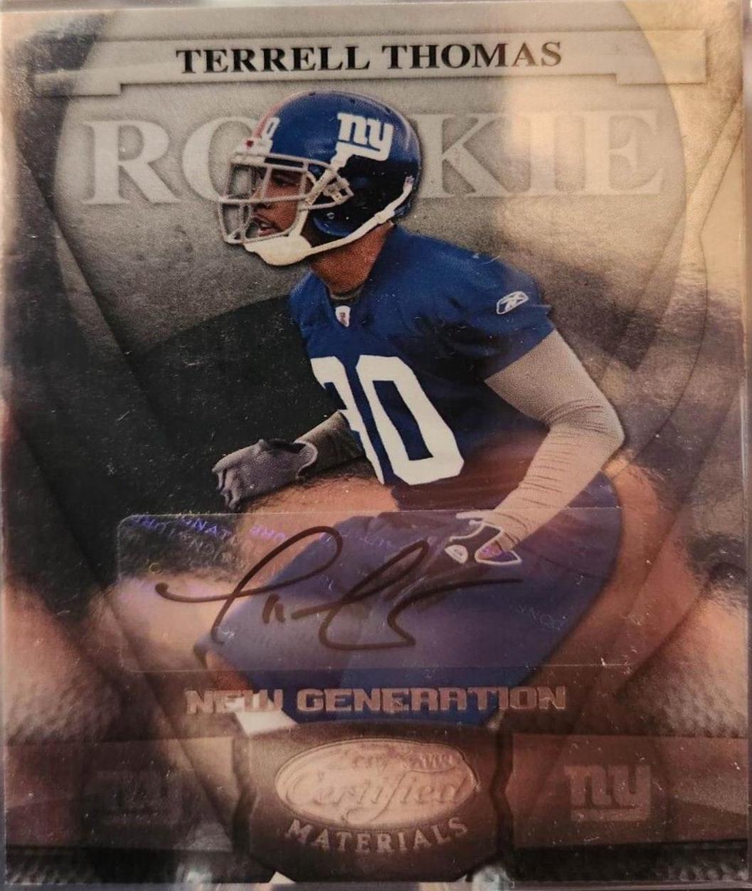 Terrell Thomas [Autograph] #195