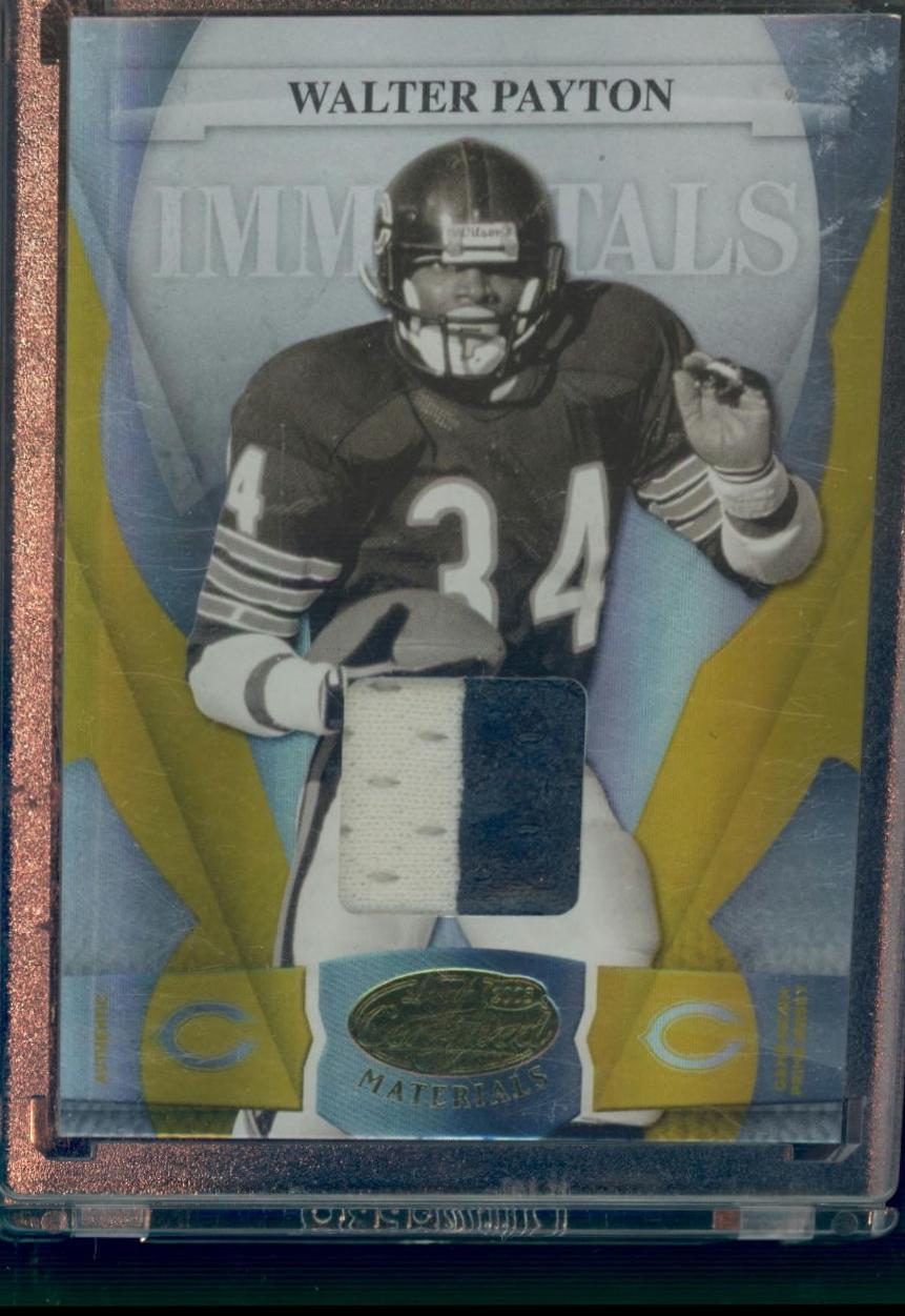 Walter Payton [Mirror Gold Material] #255