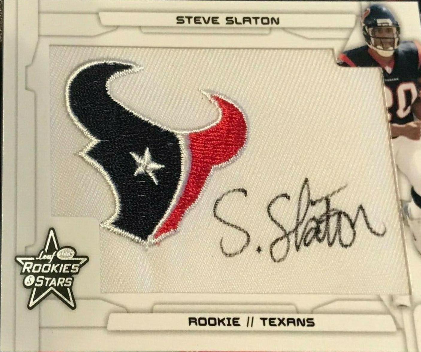 Steve Slaton [Autograph] #249
