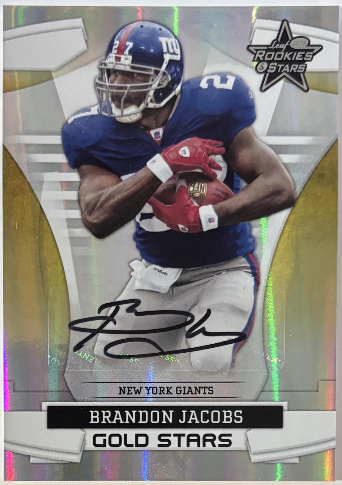 Brandon Jacobs [Autograph] #GS-4