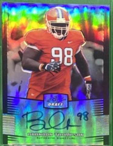 Brandon Thompson [Autograph Prismatic Silver] #BT1