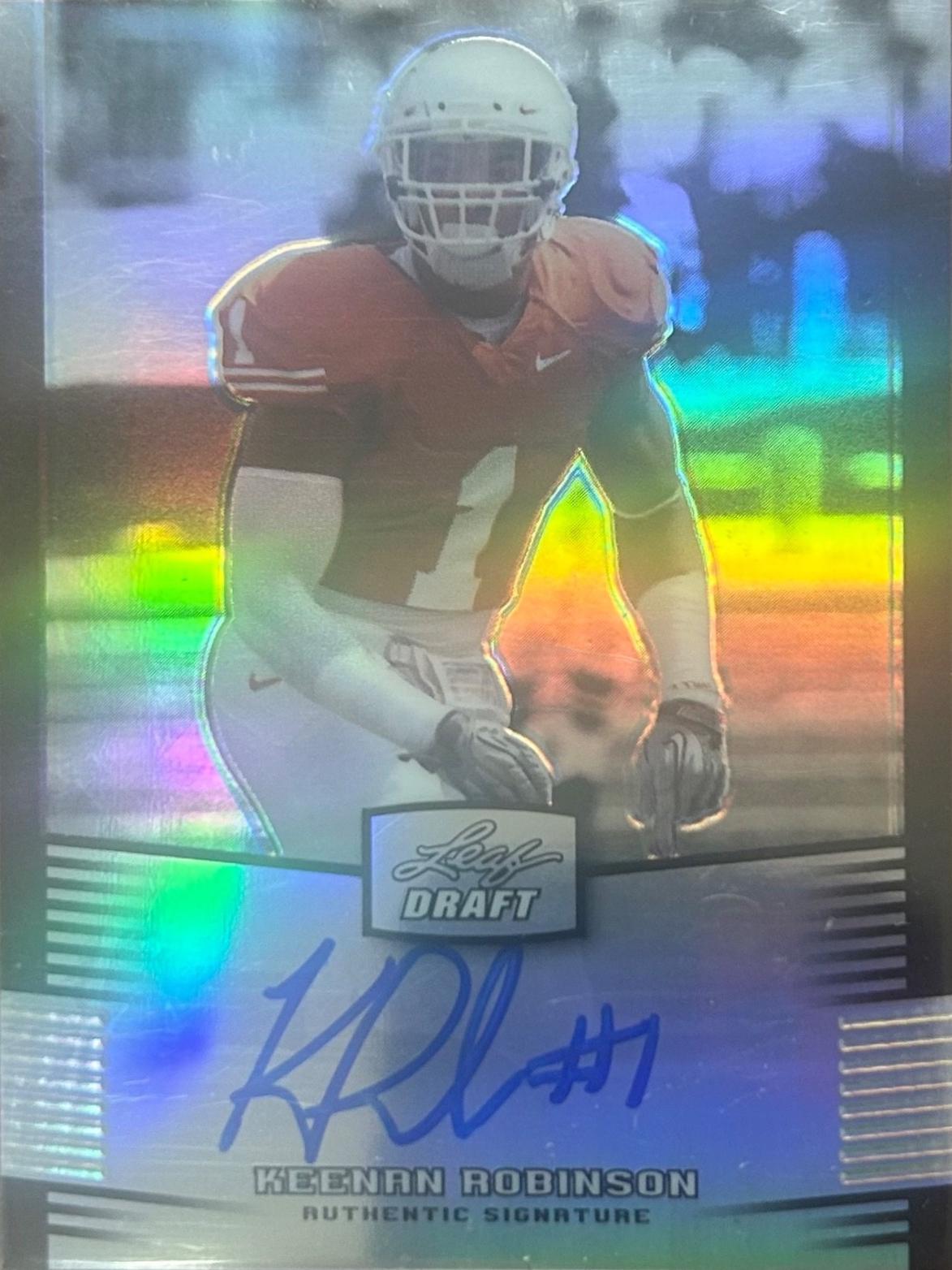 Keenan Robinson [Autograph Prismatic Silver] #KR1