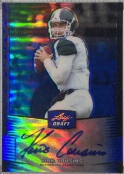 Kirk Cousins [Autograph Prismatic Blue] #KC1